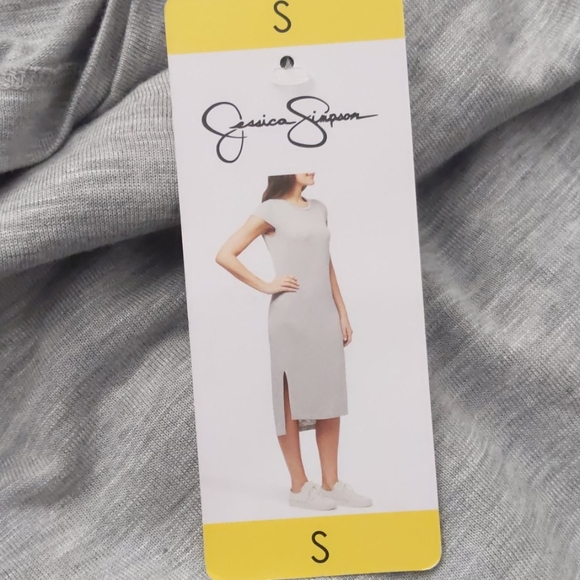 Jessica Simpson Light weight Medi Dress Grey Small - Picture 7 of 7